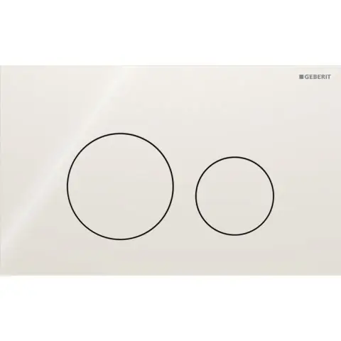 Bästa pris Geberit Sigma 40 Round Spolplatta